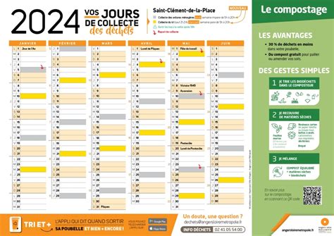 Déchets Distribution des calendriers de collecte Saint Clément de