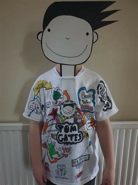 Tom Gates World Book Day Tshirt Book Day Costumes World Book Day