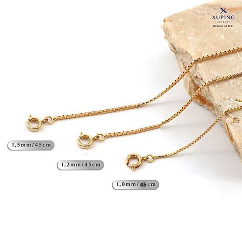 Xuping Kalung Emas Italy 45cm Kokot O Varian Lazada Indonesia