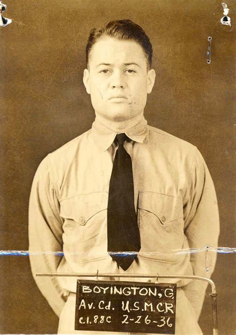 Pappy Aviation Cadet Gregory Boyington Taken During His Flight Instruction At Naval Air Station