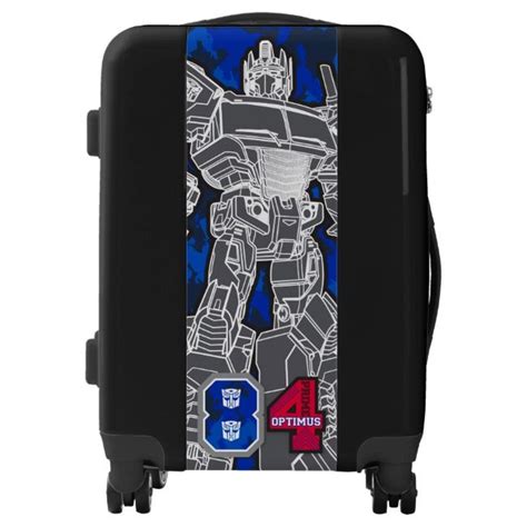 Transformers Optimus Prime Outline Camo Luggage Optimusprime