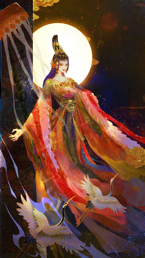 Antique Illustration Chinese Clothing Female Anime Ancient Chinese