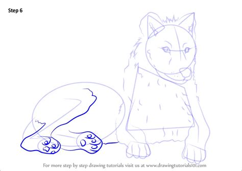 How to Draw an Arctic Wolf (Antarctic Animals) Step by Step ...