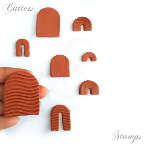 Arch Clay Cutter Set Of 9 Polymer Clay Cutter Set Shape Etsy