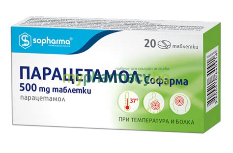 ПАРАЦЕТАМОЛ табл. 500мг х 20