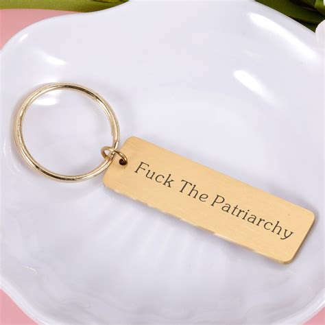 Fuck The Patriarchy Keychain Feminist Keychain Inspirational Etsy Australia