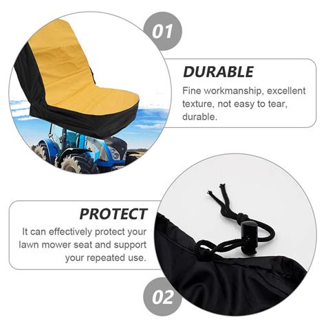 Inch Lawn Mower Tractor Seat Cover Padded Waterproof Comfort Pad