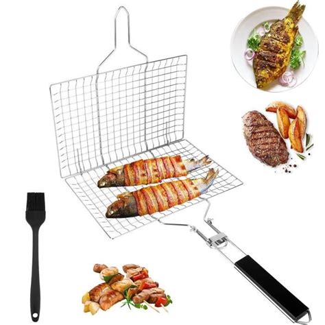 Panier Grille Pour Barbecue Paniers Grillades En Acier Inoxydable