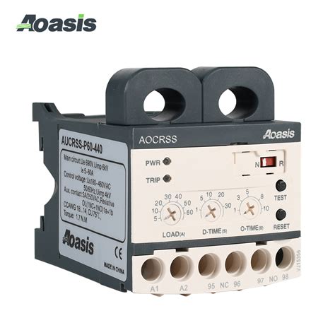 Aocr Ss Electronic Overload Relay Products Zhejiang Zhongao Electric Co