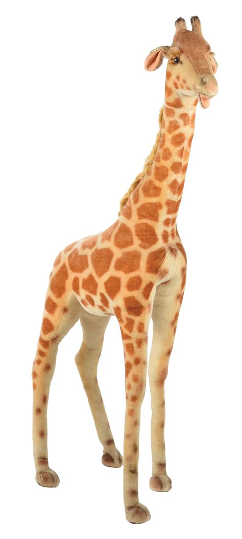 Lot Detail - GERMAN MEDIUM SIZE STEIFF STUDIO GIRAFFE STUFFED ANIMAL.