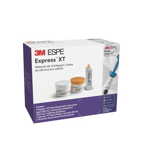 Silicone De Adição Express Xt Kit Promo 3m Moldagem Dentalshop