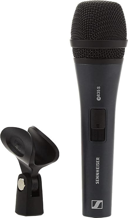 Sennheiser E 835 S Cardioid Dynamic Microphone Reduced Proximity Effect