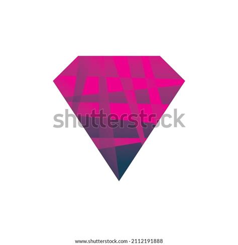 Full Color Diamond Shape Logo Design Stock Vector (Royalty Free ...