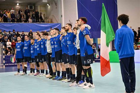 ehf euro  qual italy show quality  spain greece beat georgia