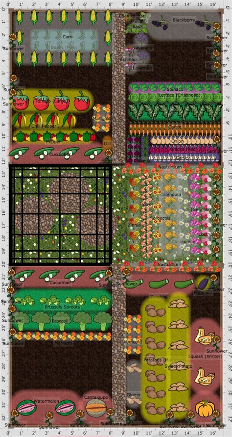 Companion Vegetable Garden Layout | The Old Farmer's Almanac