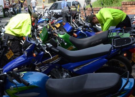 Recuperan 40 motos robadas en Medellín y capturan a seis personas