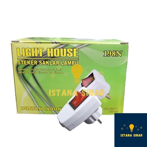 Jual Steker Lampu Steker Saklar Lampu Colokan Switch On Off Steker