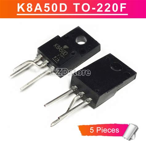 5 Buah K8A50D TO220F TK8A50D TO 220F 8A 500V Transistor MOSFET Baru