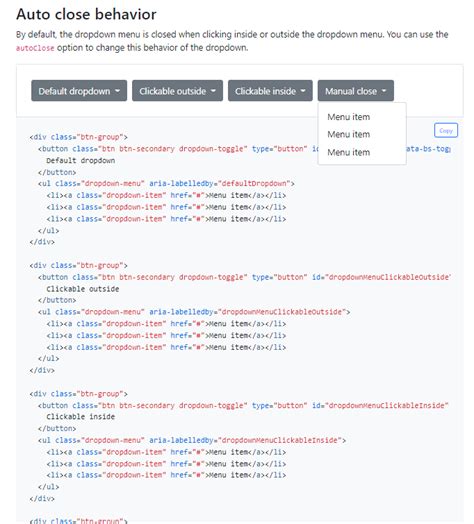 Add Base Functions Manual Close Of Dropdown Bootstrap 5 Issue 1494