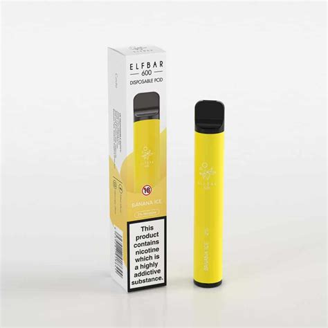 ELF BAR- BANANA ICE X10 - UK Vape Mob