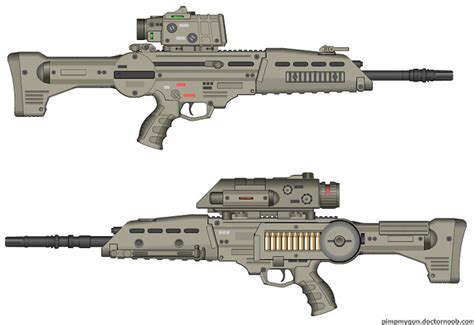 F185 side-loading battle rifle | The 7.62x51mm version of th… | Flickr