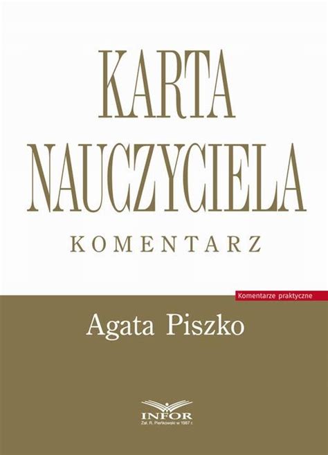 Karta Nauczyciela Komentarz Agata Piszko Ebook Ebook