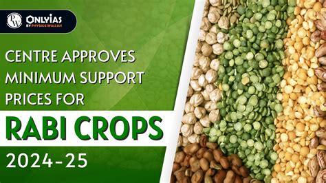 Centre Approves Minimum Support Prices For Rabi Crops 2024 25 Pwonlyias