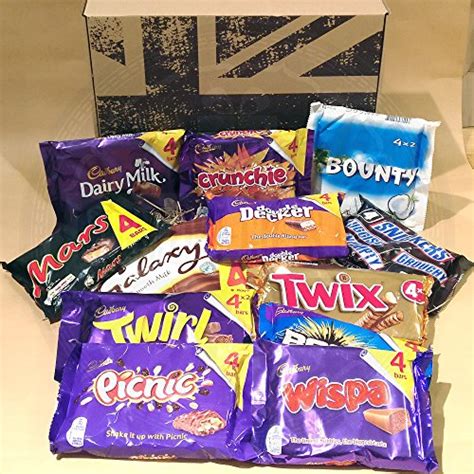 Buy The British Favourite Chocolate Bars Collection Gift Box - Top 12 ...