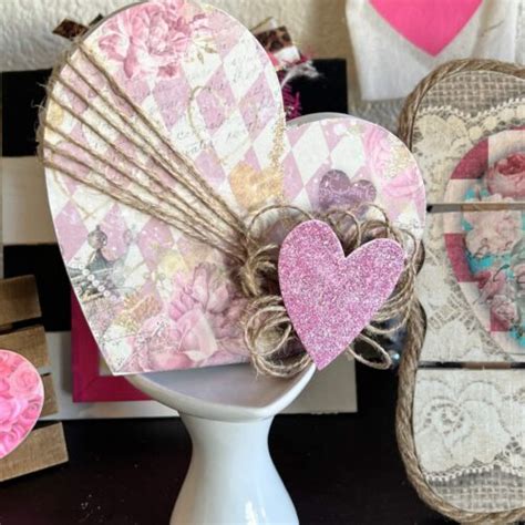 Stuffed Fabric Heart Bouquet Manda Panda Projects