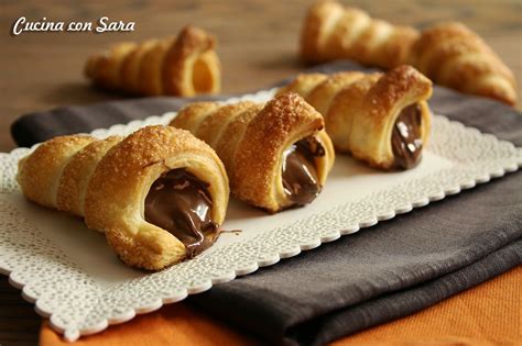 Cannoncini Alla Nutella Cucina Con Sara Biscotti Nutella Video