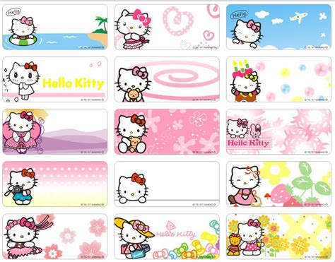 Hello Kitty Cartoon Sticker Cartoon Stickers Cat Stickers Hello Kitty