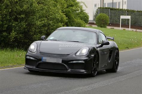 Porsche Cayman GT4 Spied Racing towards Production - autoevolution