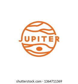 Jupiter Planet Logo Jupiter Logo Stock Vector (Royalty Free) 1364711369