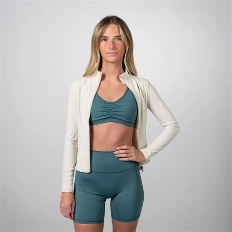 Women S Full Zip Workout Jacket Bucked Up