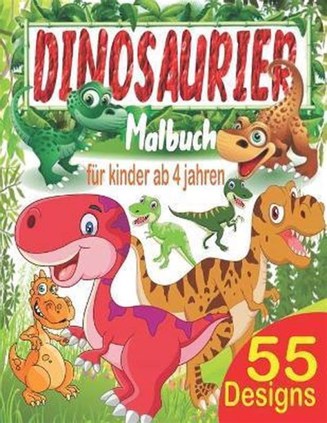 Dinosaurier Malbuch F R Kinder Ab Jahren Malbuch Ver Ffentlichung