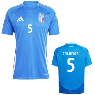 Italia Figc Calafiori Junior Home Shirt Calcioitalia