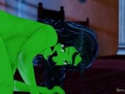 My Favorite Marvel Lawyer She Hulk Tastes A Huge Cum Filled Cock Hentai Hot Animations Xxx