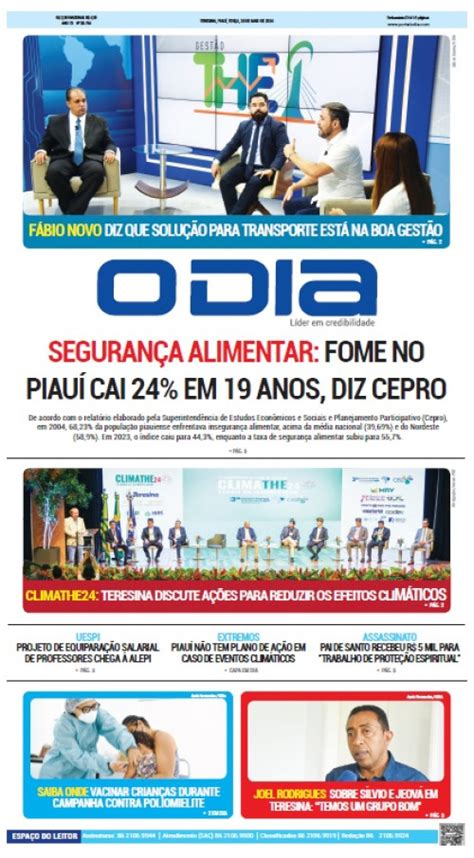 Confira Os Principais Destaques Do Jornal O Dia Desta Ter A Feira