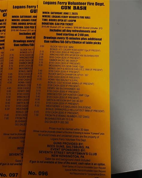 2025 Logans Ferry Heights VFD Gun Bash, 1001 Summit Avenue, New