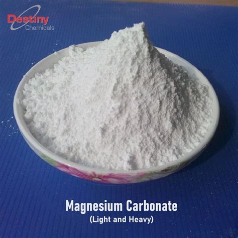 Powdered Magnesium Carbonate Light Heavy Industrial Grade 50 Kg