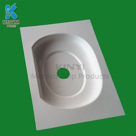 Environmentally Friendly Recycled Paper Pulp Packaging Tray