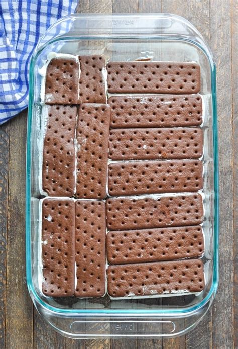 Ice Cream Sandwich Cake {just 5 Ingredients } The Seasoned Mom