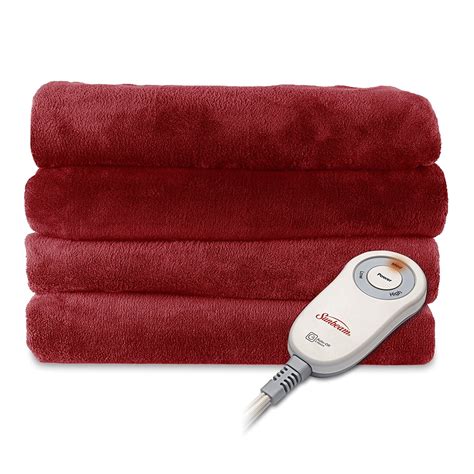 Sunbeam Electric Microplush Heated Throw