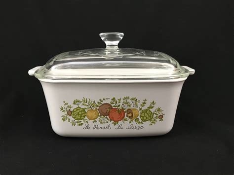 Corning Ware Spice Of Life Qt Rectangular Casserole With Etsy