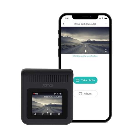 70mai Dash Cam A400+ With Rear Camera - AppleMe