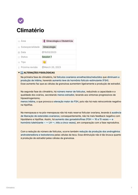 Solution Climate Rio Ginecologia E Obstetr Cia Medicina Studypool