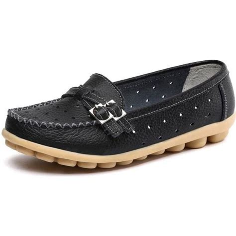 Moccasins Femme Marque De Luxe Chaussure Femmes En Cuir Loafer Nouvelle