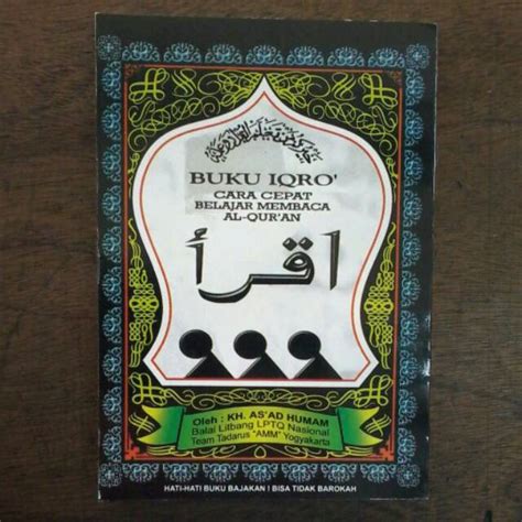 Jual BUKU IQRO CARA CEPAT BELAJAR MEMBACA AL QUR AN Shopee Indonesia