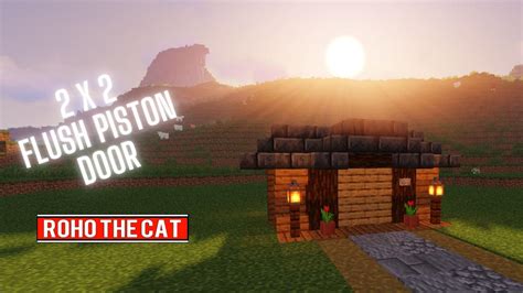 2x2 Flush Piston Door Tutorial by RohoTheCat on DeviantArt