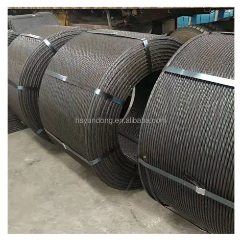 High Tensile Prestressed Concrete Strand Steel Cable Mm Pc Strand